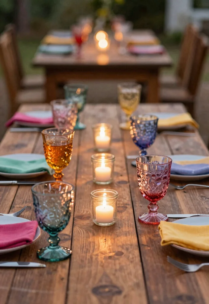 16 Guest Table Decor Wedding Ideas That Impress Instantly 3 16 Guest Table Decor Wedding Ideas That Impress Instantly - 3. Recycled Glassware Magic 1