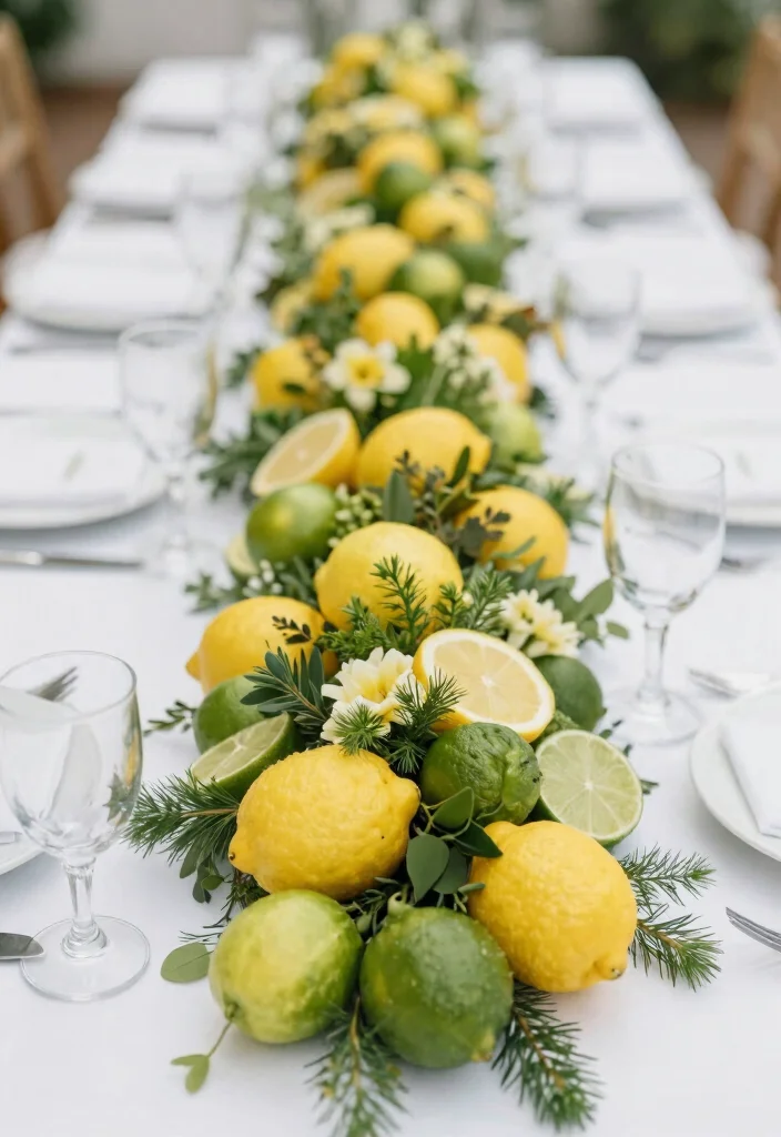 16 Guest Table Decor Wedding Ideas That Impress Instantly 28 16 Guest Table Decor Wedding Ideas That Impress Instantly - 8. Edible Centerpieces 1