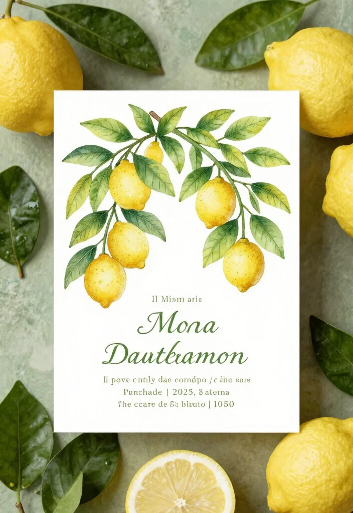 16 Lemon Wedding Invitations Ideas With Fresh Summer Vibes 33 16 Lemon Wedding Invitations Ideas With Fresh Summer Vibes - 13. Lemon Tree Illustrations 1
