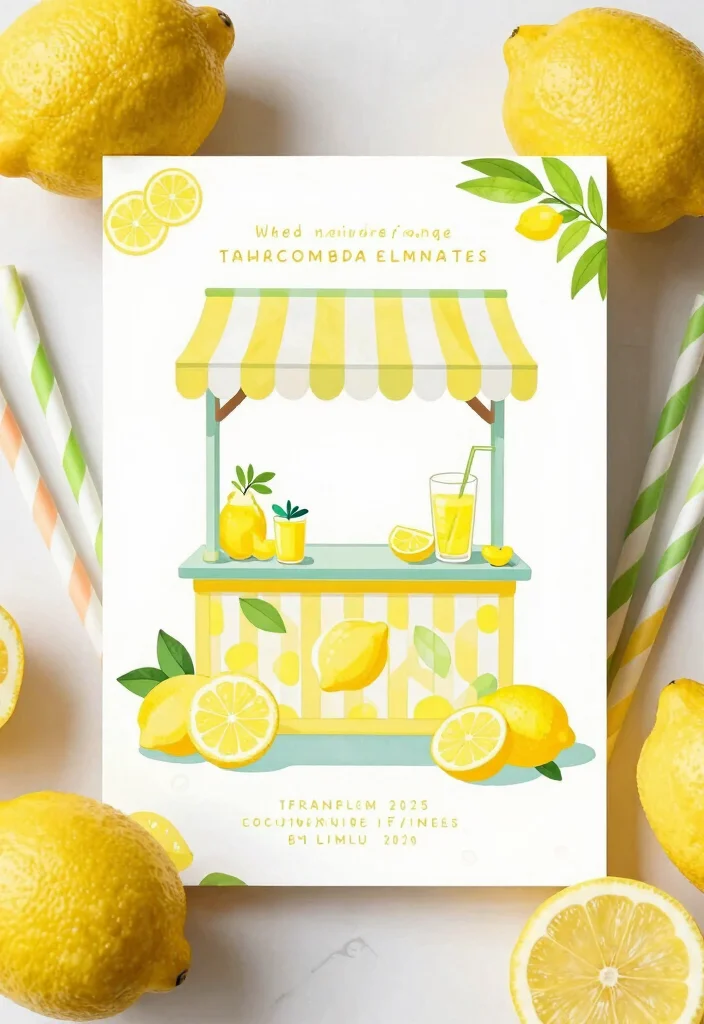 16 Lemon Wedding Invitations Ideas With Fresh Summer Vibes 44 16 Lemon Wedding Invitations Ideas With Fresh Summer Vibes - 14. Lemonade Stand Theme 1