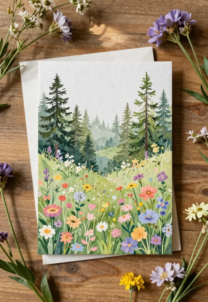 16 Mountain Wedding Invitations Ideas With Scenic Beauty - 3. Nature-Themed Designs 1