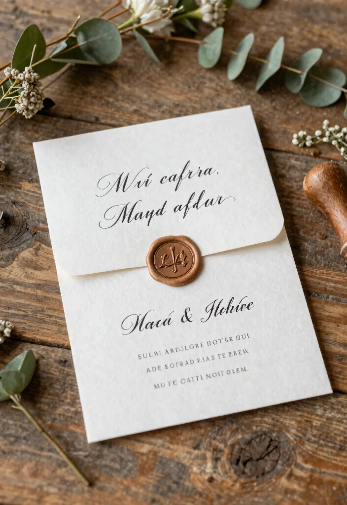 16 Mountain Wedding Invitations Ideas With Scenic Beauty - 8. Calligraphy Invitations 1