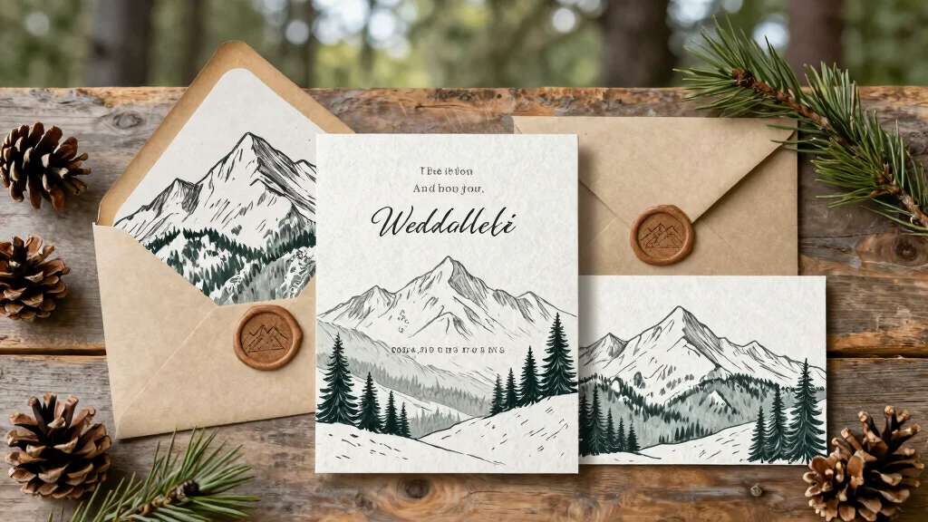 16 Mountain Wedding Invitations Ideas With Scenic Beauty