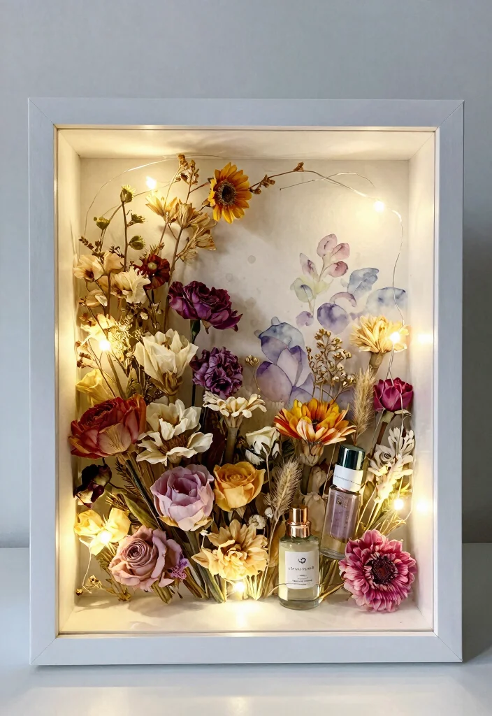 16 Preserving Wedding Flowers Ideas With Sentimental Touch - 10. Floral Shadow Boxes 1