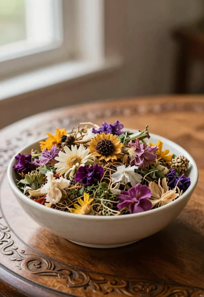 16 Preserving Wedding Flowers Ideas With Sentimental Touch - 11. Flower Potpourri 1