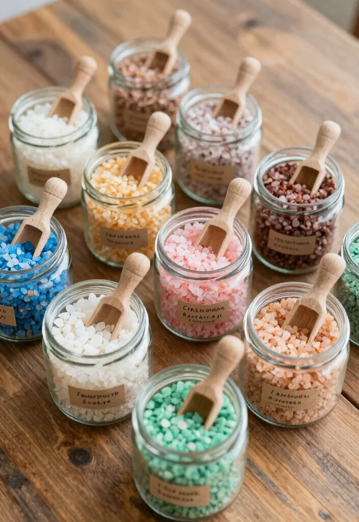 16 Rustic Wedding Party Favors Ideas With Country Charm - 13. Natural Bath Salts 1