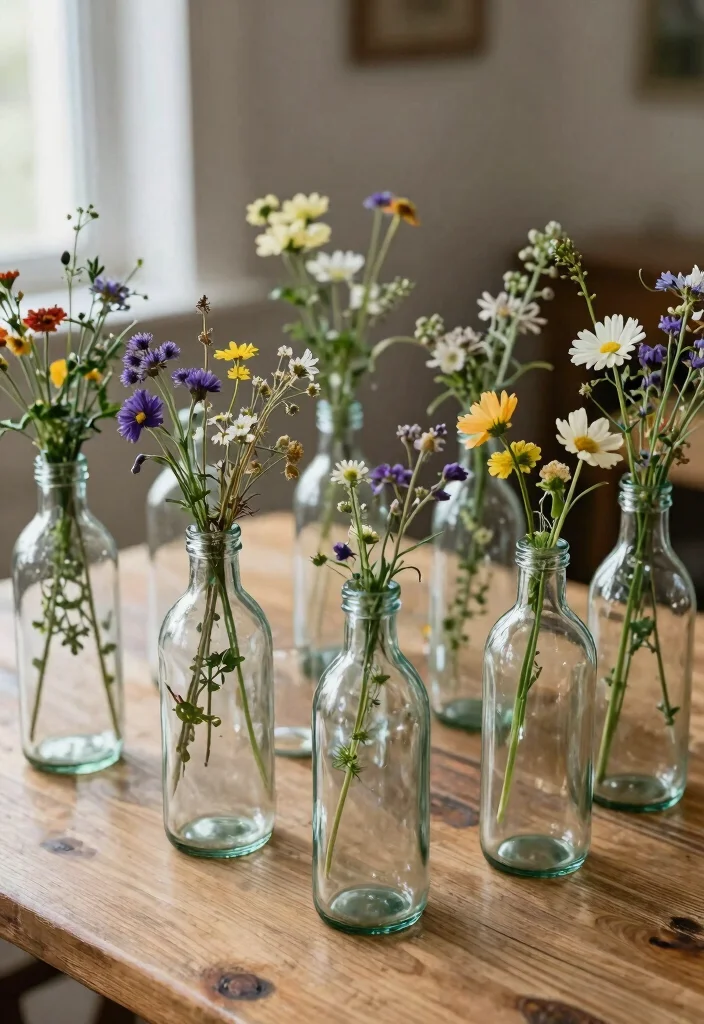 16 Rustic Wedding Party Favors Ideas With Country Charm - 15. Upcycled Glass Bottles 1