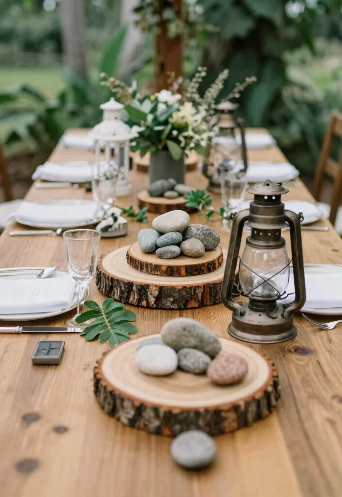 16 Simple Boho Centerpieces Wedding Ideas With Free Spirited Style 52 16 Simple Boho Centerpieces Wedding Ideas With Free Spirited Style - 12. Rustic Element Mix 1