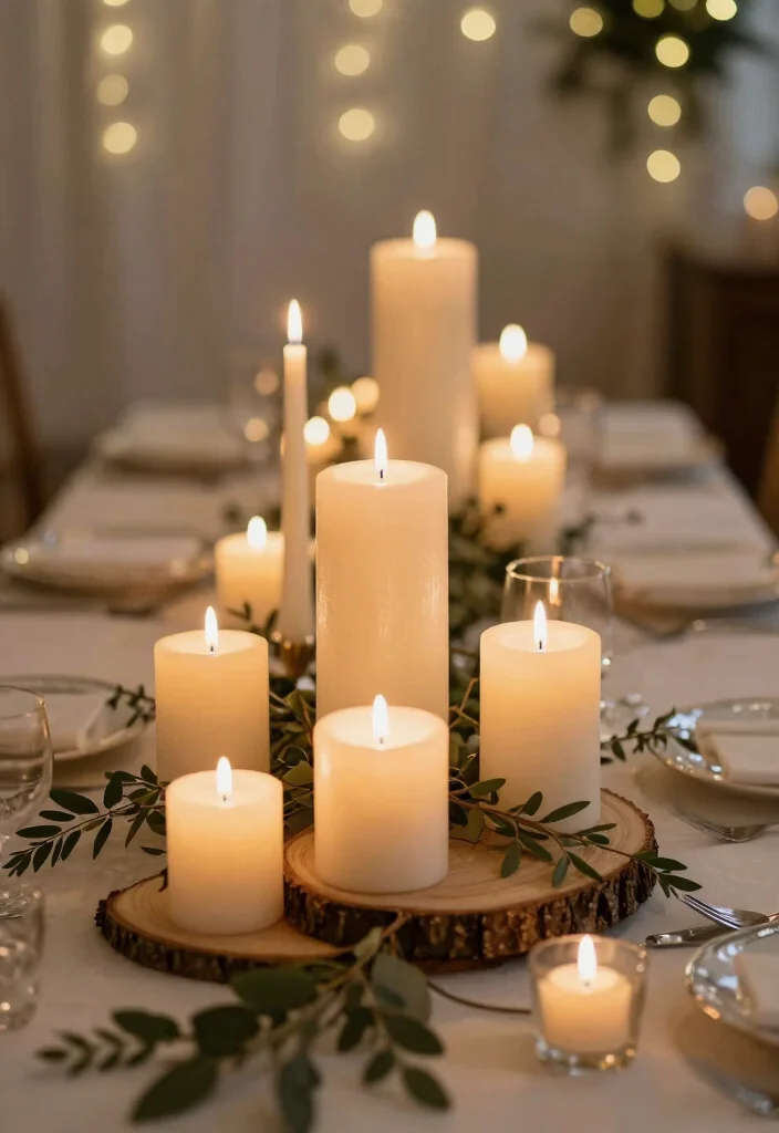 16 Simple Boho Centerpieces Wedding Ideas With Free Spirited Style 13 16 Simple Boho Centerpieces Wedding Ideas With Free Spirited Style - 3. Candlelit Elegance 1
