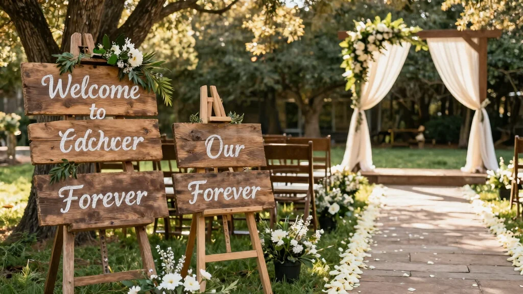16 Wedding Ceremony Signs Ideas That Guide Beautifully