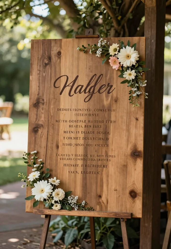 16 Wedding Signs Rustic Ideas With Cozy Charm 37 16 Wedding Signs Rustic Ideas With Cozy Charm - 7. Unplugged Ceremony Sign 1