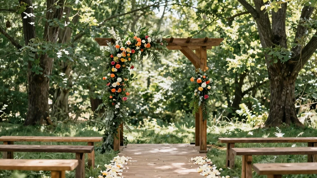 16 Wood Wedding Arch Ideas With Rustic Charm