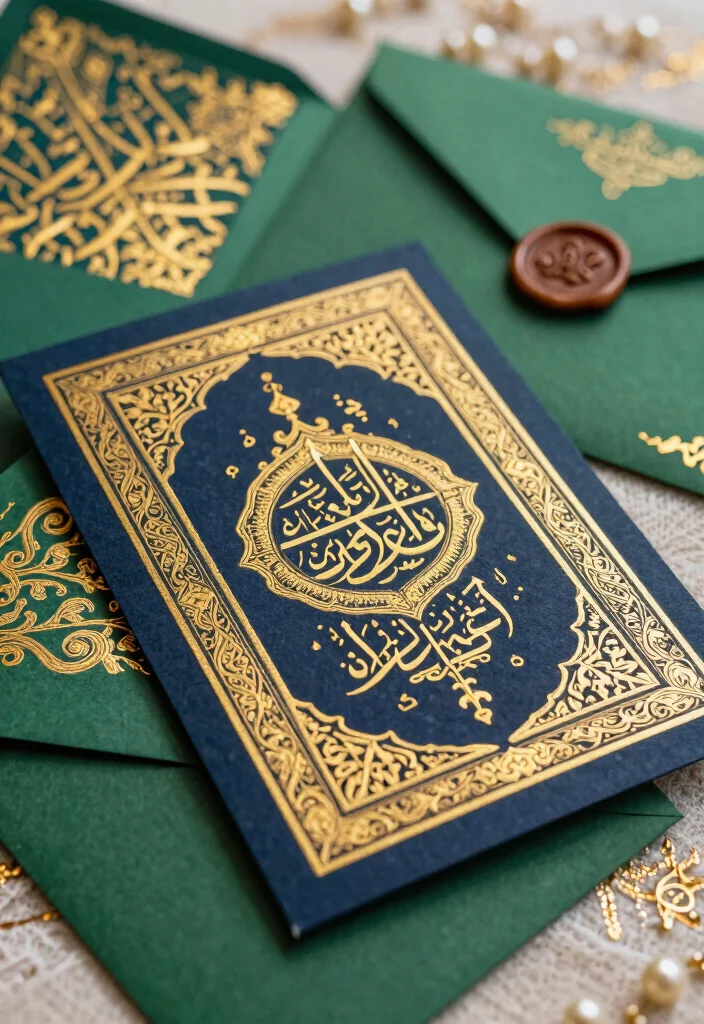 17 Arabic Wedding Invitations Ideas With Cultural Detail 1 17 Arabic Wedding Invitations Ideas With Cultural Detail - 1. Opulent Gold Foil Invitations 1