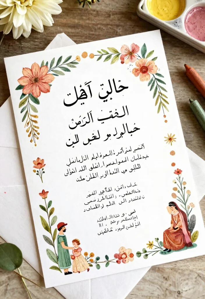 17 Arabic Wedding Invitations Ideas With Cultural Detail 41 17 Arabic Wedding Invitations Ideas With Cultural Detail - 13. Personalized Illustrations 1
