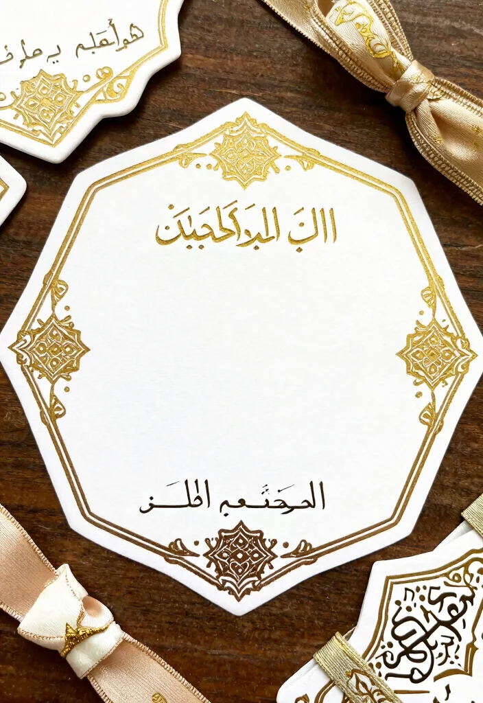 17 Arabic Wedding Invitations Ideas With Cultural Detail 54 17 Arabic Wedding Invitations Ideas With Cultural Detail - 16. Unique Shape and Format 1