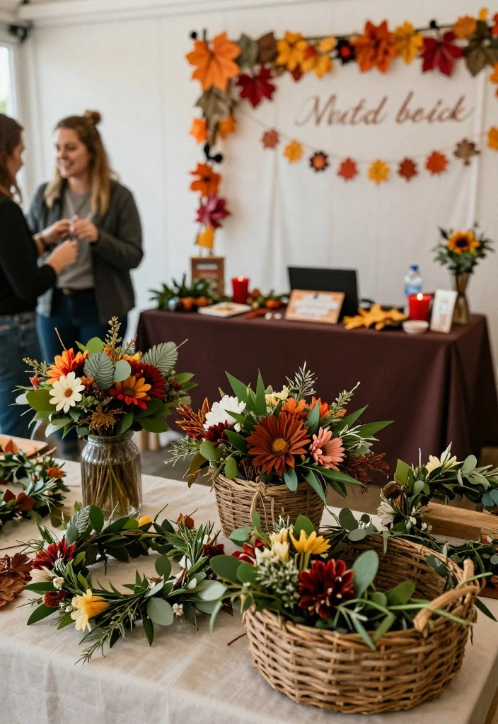 17 Autumn Wedding Table Ideas With Warm Seasonal Beauty 42 17 Autumn Wedding Table Ideas With Warm Seasonal Beauty - 12. Fun Activity Stations 1