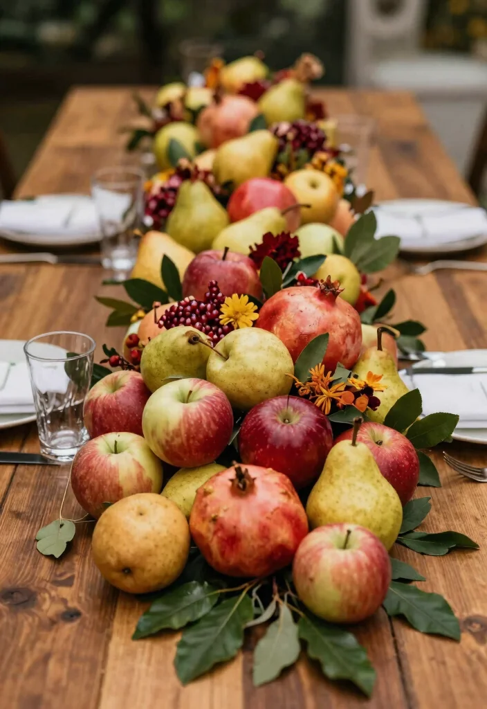 17 Autumn Wedding Table Ideas With Warm Seasonal Beauty 45 17 Autumn Wedding Table Ideas With Warm Seasonal Beauty - 15. Seasonal Fruit Displays 1