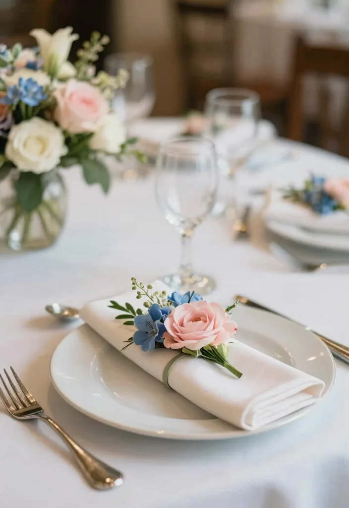 17 Blue and Pink Wedding Flowers Ideas With Soft Romance 53 17 Blue and Pink Wedding Flowers Ideas With Soft Romance - 13. Personal Floral Touches 1