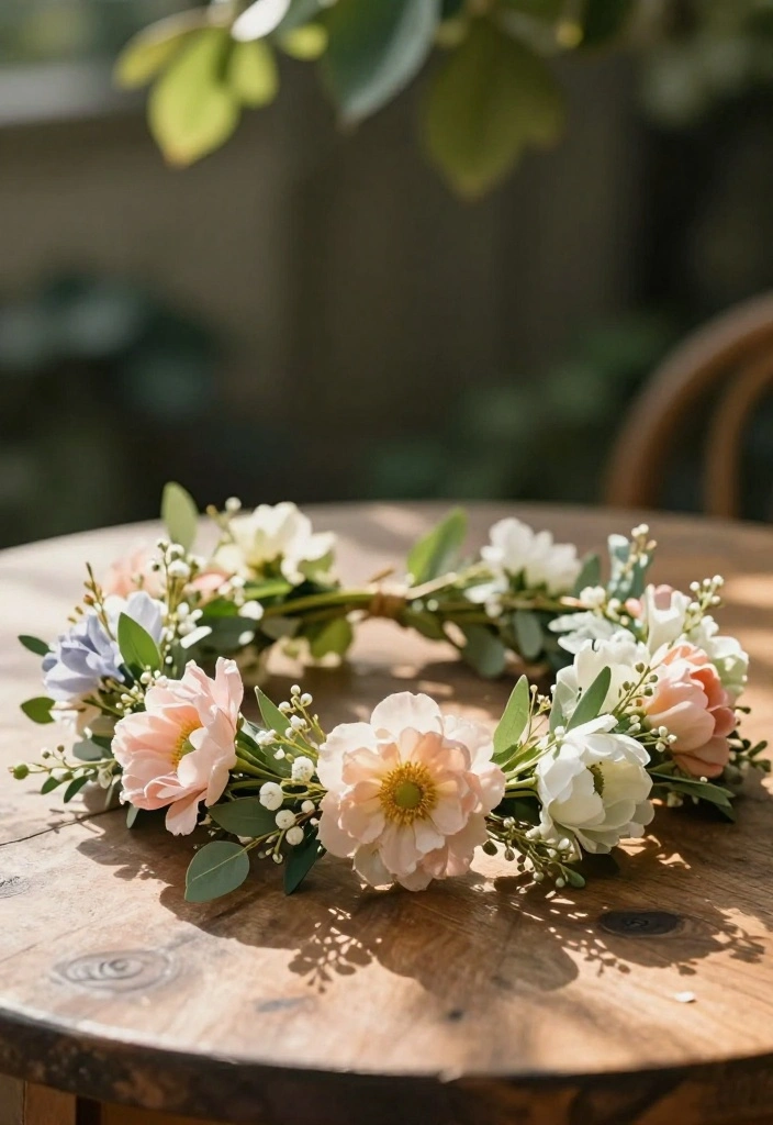 17 Civil Wedding Flowers Ideas With Simple Beauty 41 17 Civil Wedding Flowers Ideas With Simple Beauty - 11. Floral Crowns 1