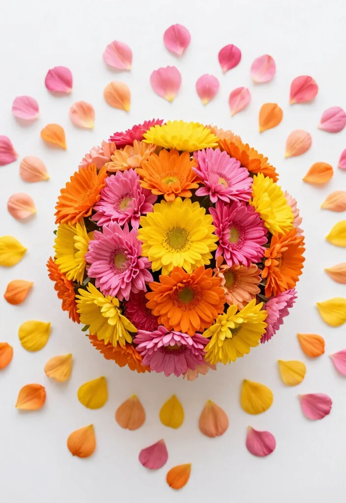 17 Civil Wedding Flowers Ideas With Simple Beauty 39 17 Civil Wedding Flowers Ideas With Simple Beauty - 9. Color Block Bouquets 1