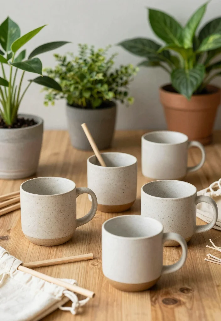 17 Mug Wedding Favors Ideas That Feel Cozy & Cute - 9. Eco-Friendly Mugs for the Conscious Couple 1