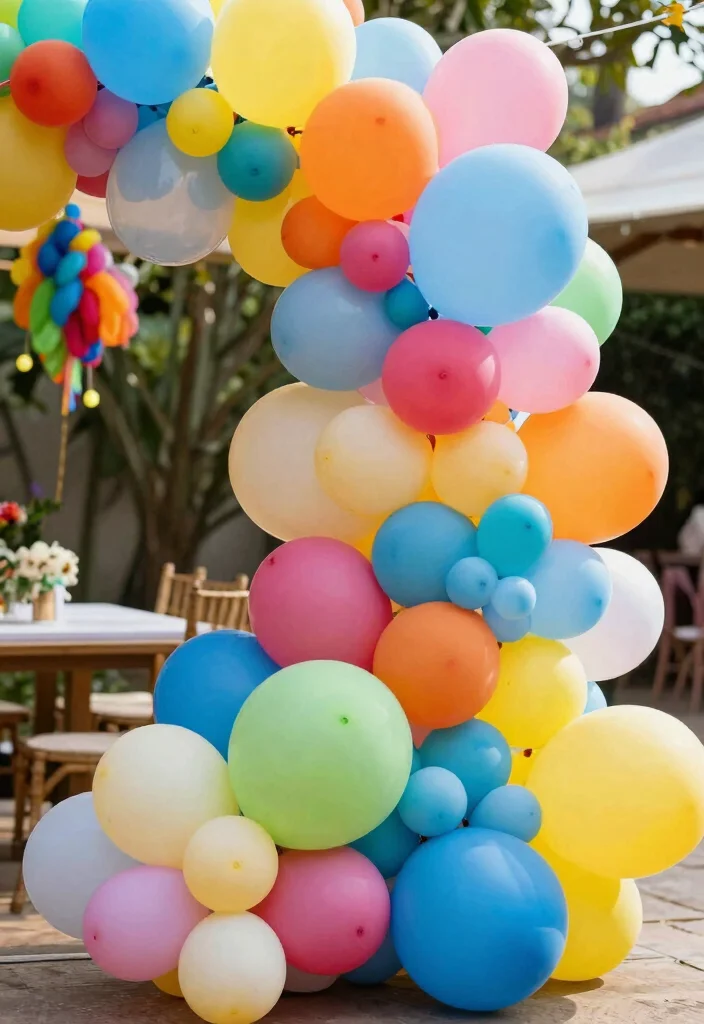 17 Simple Arch Decoration Wedding Ideas That Feel Elegant 53 17 Simple Arch Decoration Wedding Ideas That Feel Elegant - 13. Whimsical Balloon Arch 1