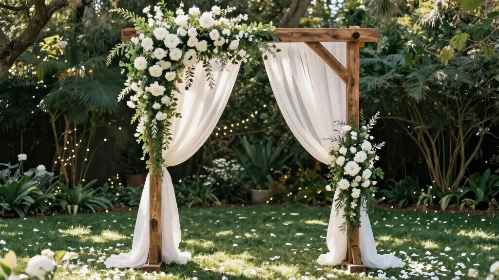 17 Simple Arch Decoration Wedding Ideas That Feel Elegant