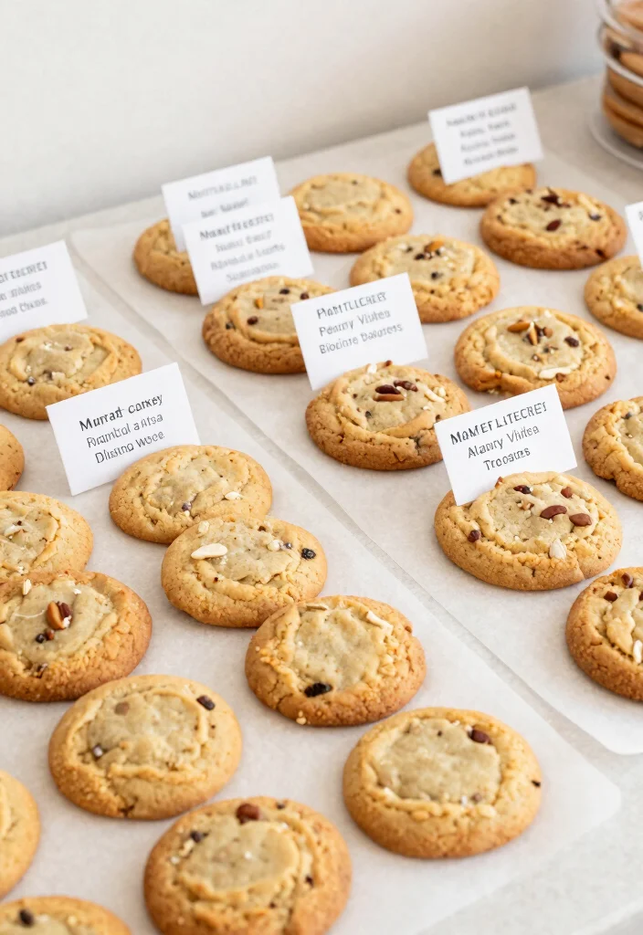17 Wedding Cookie Table Ideas That Guests Adore 64 17 Wedding Cookie Table Ideas That Guests Adore - 14. Nut-Free and Allergy-Friendly Cookies 1