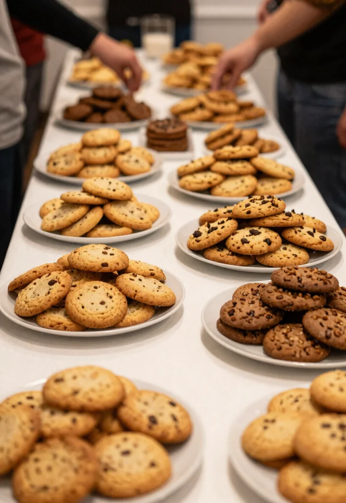 17 Wedding Cookie Table Ideas That Guests Adore 65 17 Wedding Cookie Table Ideas That Guests Adore - 15. Crisp and Chewy Cookie Combos 1