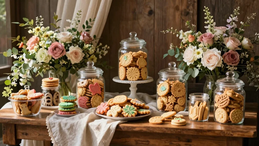 17 Wedding Cookie Table Ideas That Guests Adore