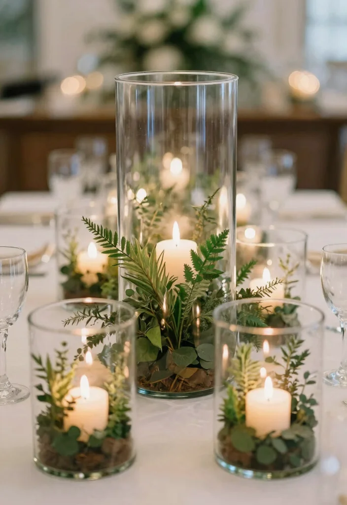 18 Candle Centerpieces Wedding 2026 Trending Ideas That Glow Softly 45 18 Candle Centerpieces Wedding 2026 Trending Ideas That Glow Softly - 15. Candle and Glass Terrarium Centerpieces 1