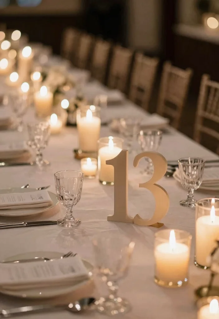 18 Candle Centerpieces Wedding 2026 Trending Ideas That Glow Softly 56 18 Candle Centerpieces Wedding 2026 Trending Ideas That Glow Softly - 16. Candlelit Table Numbers 1