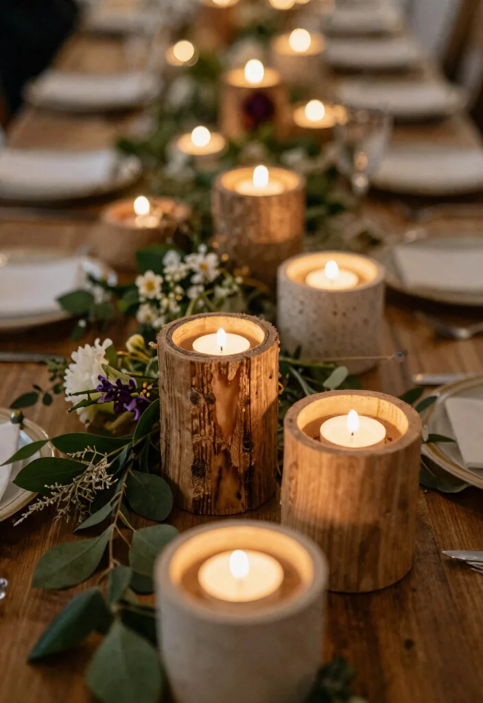 18 Candle Centerpieces Wedding 2026 Trending Ideas That Glow Softly 58 18 Candle Centerpieces Wedding 2026 Trending Ideas That Glow Softly - 18. Eco-Conscious Tea Lights 1