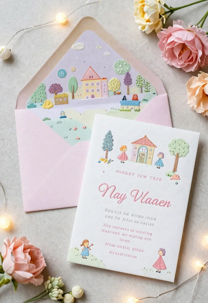 18 Embossed Wedding Invitations Ideas With Luxe Texture - 7. Whimsical Storybook Embossing 1
