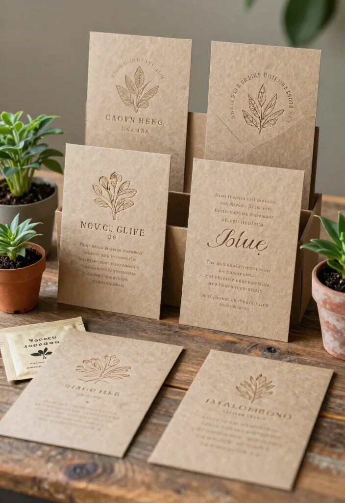 18 Embossed Wedding Invitations Ideas With Luxe Texture - 9. Eco-Conscious Recycled Papers 1