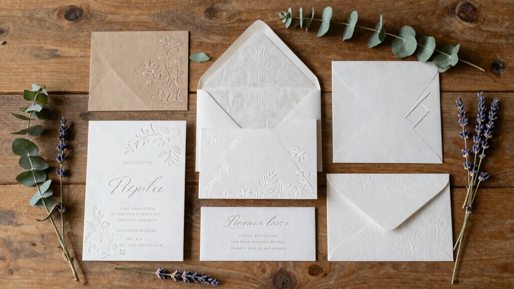 18 Embossed Wedding Invitations Ideas With Luxe Texture