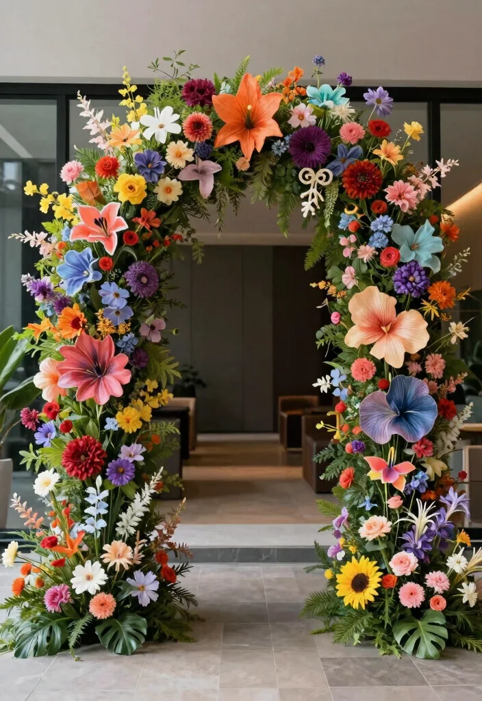 18 Floral Arch Wedding 2026 Trending Ideas With Lush Romantic Blooms 40 18 Floral Arch Wedding 2026 Trending Ideas With Lush Romantic Blooms - 10. Artistic Floral Designs 1