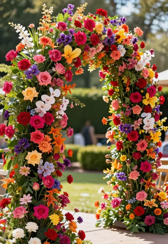 18 Floral Arch Wedding 2026 Trending Ideas With Lush Romantic Blooms 52 18 Floral Arch Wedding 2026 Trending Ideas With Lush Romantic Blooms - 12. Color-Drenched Blooms 1