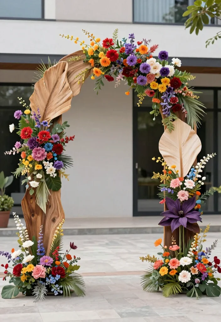 18 Floral Arch Wedding 2026 Trending Ideas With Lush Romantic Blooms 56 18 Floral Arch Wedding 2026 Trending Ideas With Lush Romantic Blooms - 16. Mixed Media Floral Arches 1