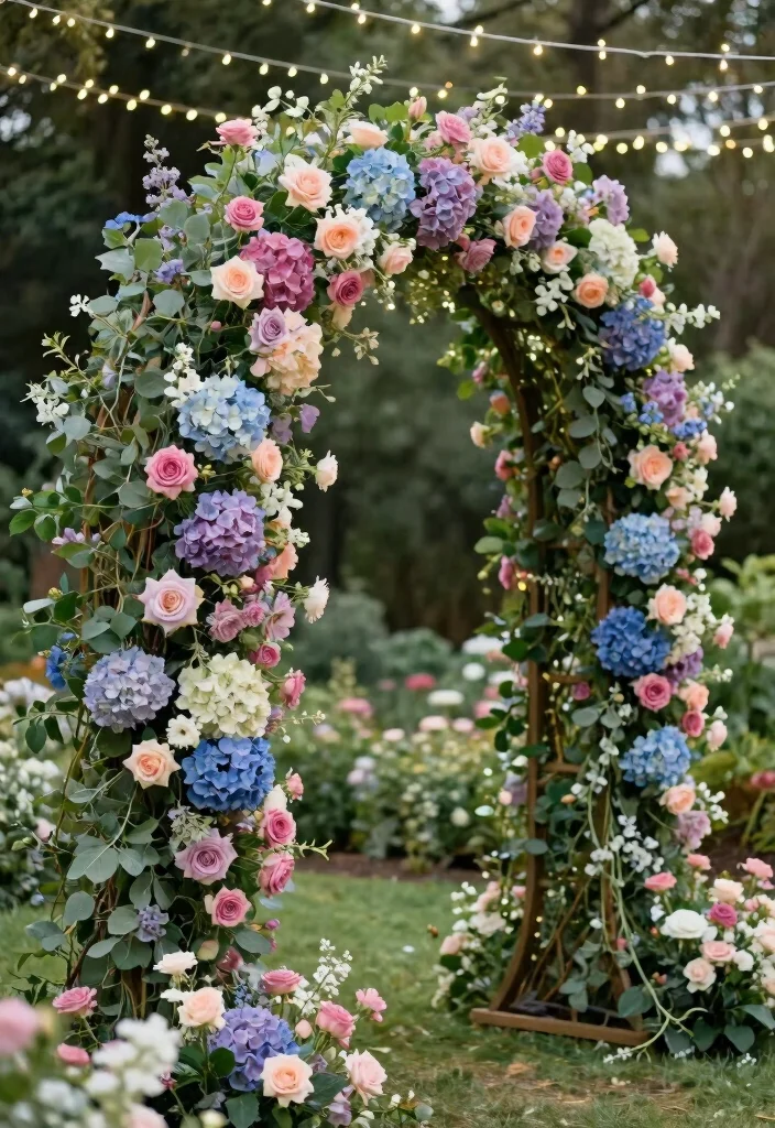 18 Floral Arch Wedding 2026 Trending Ideas With Lush Romantic Blooms 13 18 Floral Arch Wedding 2026 Trending Ideas With Lush Romantic Blooms - 3. Cascading Vines and Blooms 1