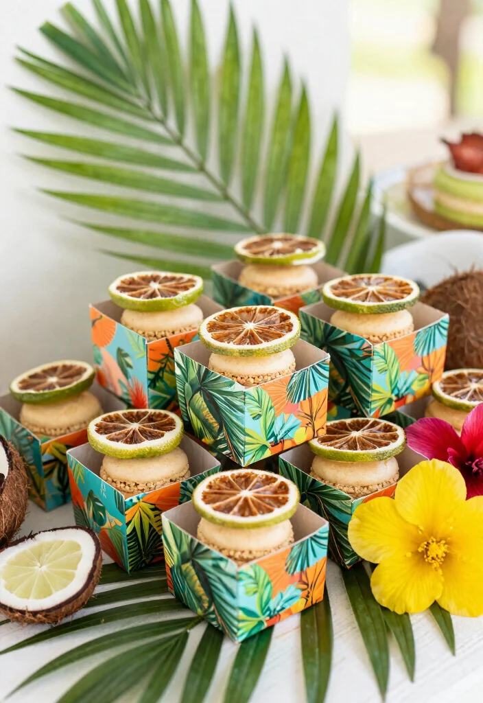 18 Macaroon Wedding Favors Ideas That Look Sweet & Stylish 25 18 Macaroon Wedding Favors Ideas That Look Sweet & Stylish - 5. Coconut Lime Macaroon Favors 1