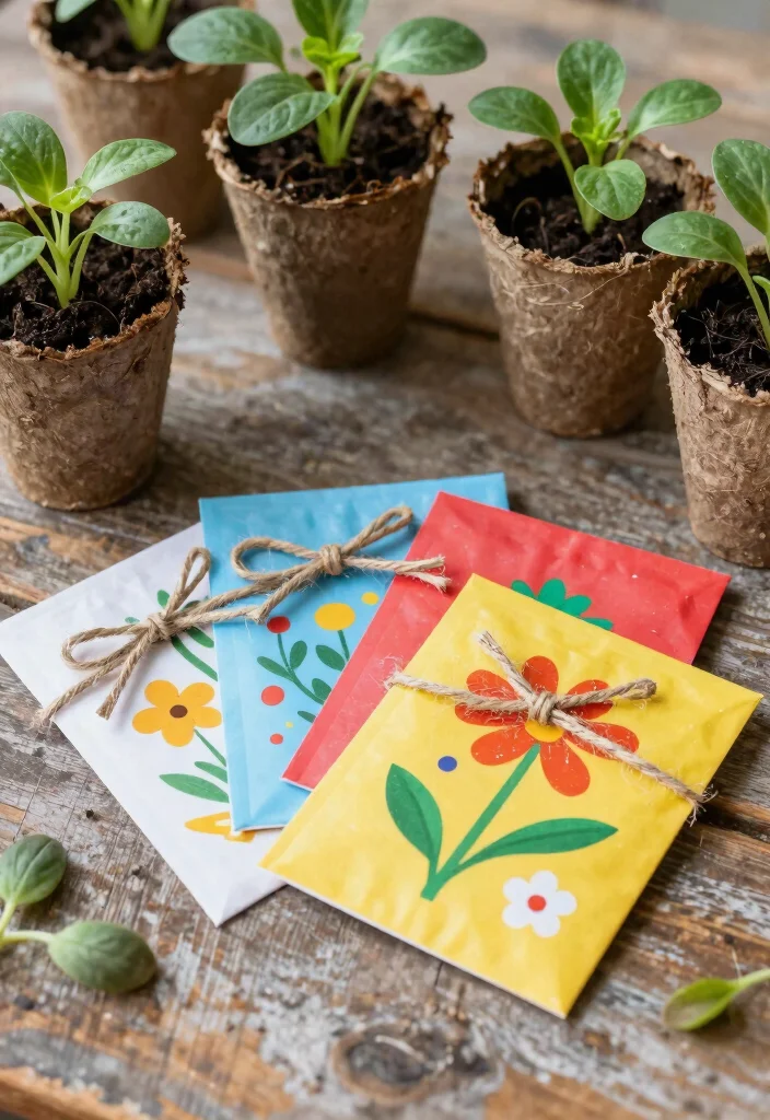18 Party Favors Wedding Ideas Guests Will Love - 1. Seed Packets for Plant Lovers 1