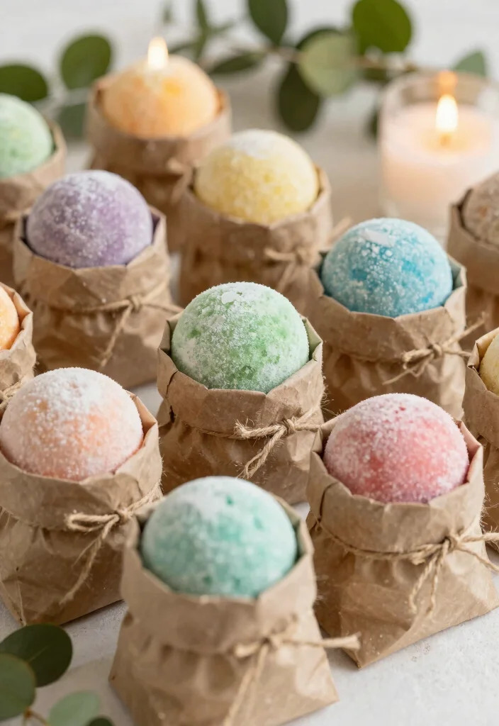 18 Party Favors Wedding Ideas Guests Will Love - 16. Eco-Conscious Bath Bombs 1
