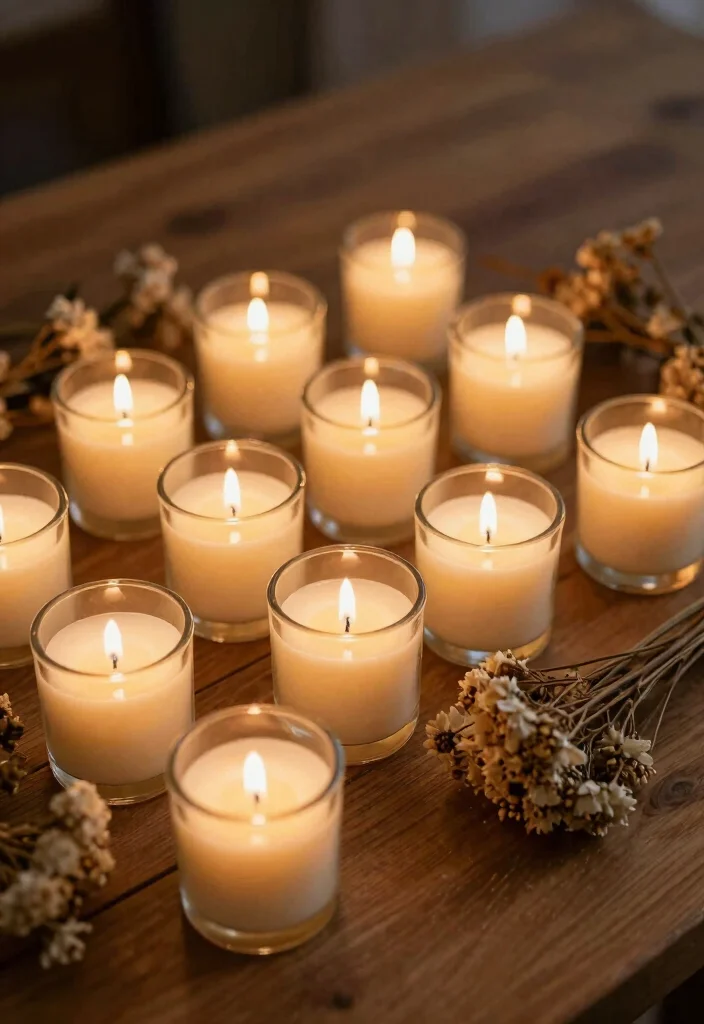 18 Party Favors Wedding Ideas Guests Will Love - 7. Natural Candles 1