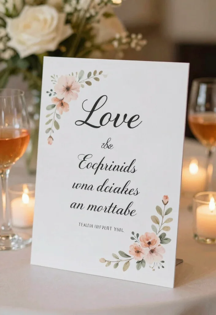 18 Wedding Drink Signs Ideas That Add Fun Detail 30 18 Wedding Drink Signs Ideas That Add Fun Detail - 10. Quotes & Sayings 1