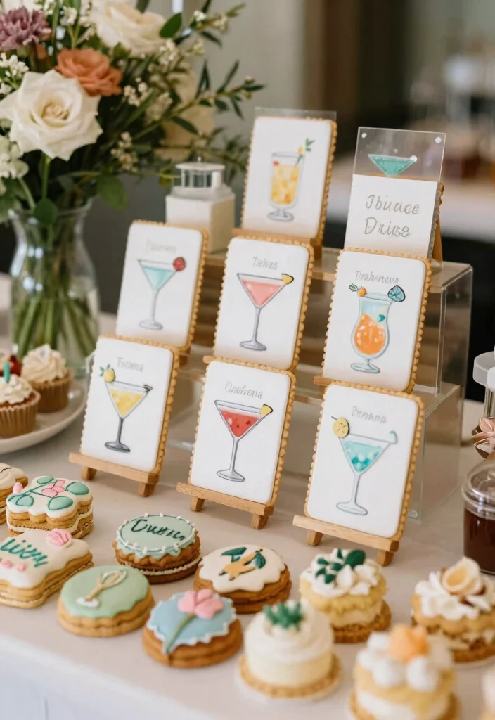 18 Wedding Drink Signs Ideas That Add Fun Detail 53 18 Wedding Drink Signs Ideas That Add Fun Detail - 13. Edible Drink Signs 1