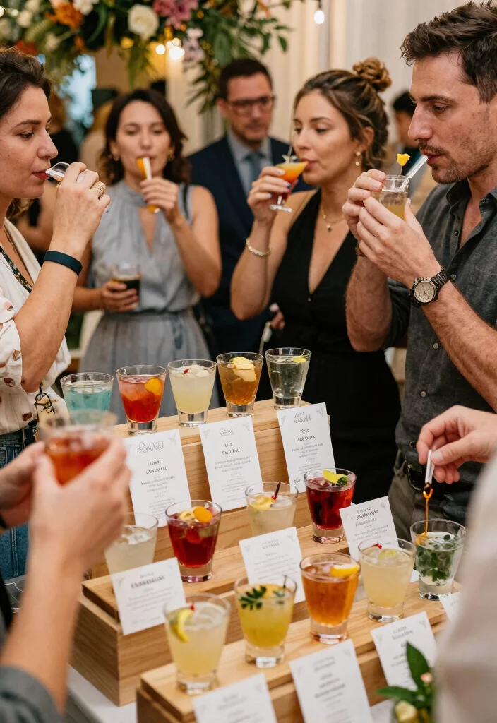 18 Wedding Drink Signs Ideas That Add Fun Detail 67 18 Wedding Drink Signs Ideas That Add Fun Detail - 17. Tasting Flight Signs 1