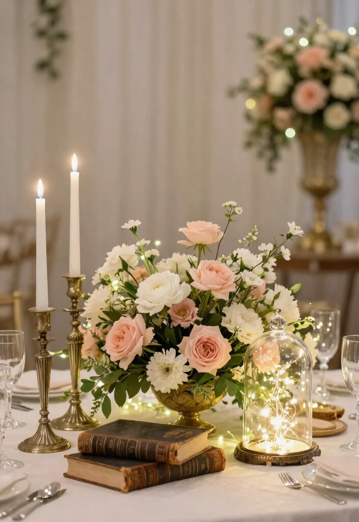 10 Halloween Wedding Centerpieces That Set the Mood Without Gore - 7. Whimsical Fairy Tales 1