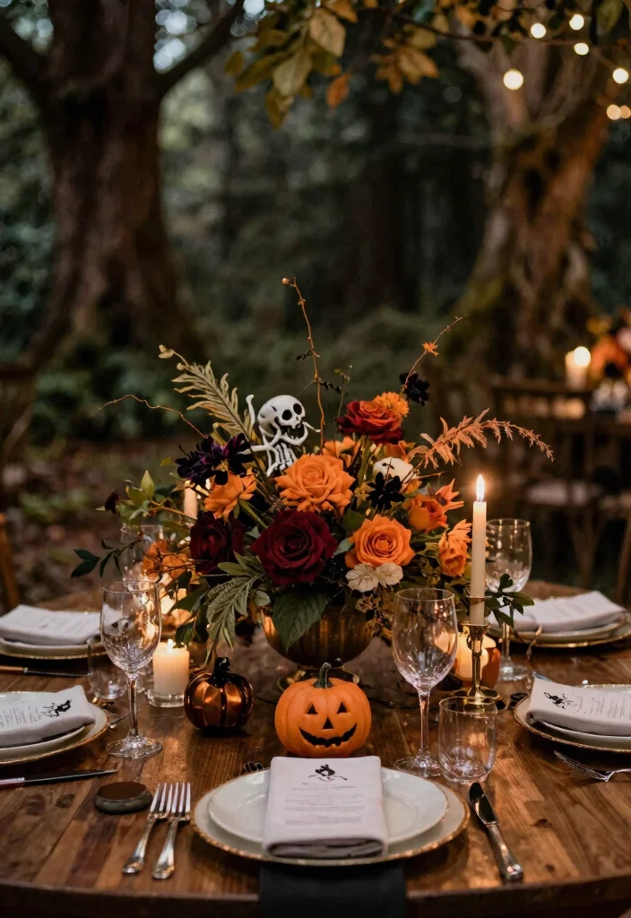 10 Halloween Wedding Centerpieces That Set the Mood Without Gore - Conclusion 1