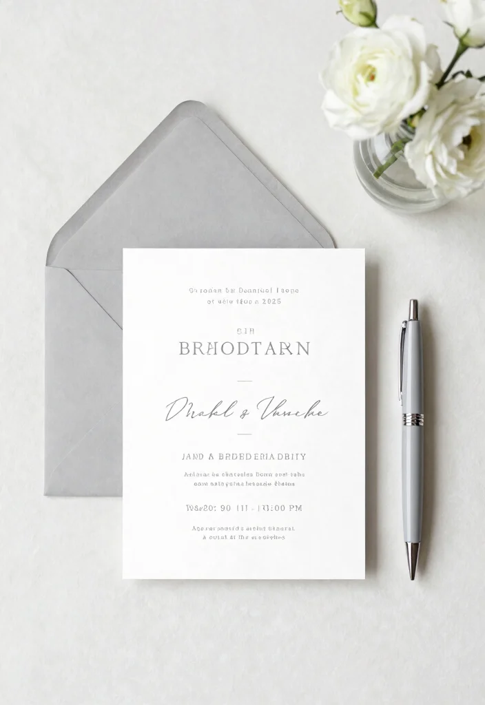 10 Modern Elegant Wedding Invitations That Don't Look Like Templates - 2. Minimalist Elegance 1